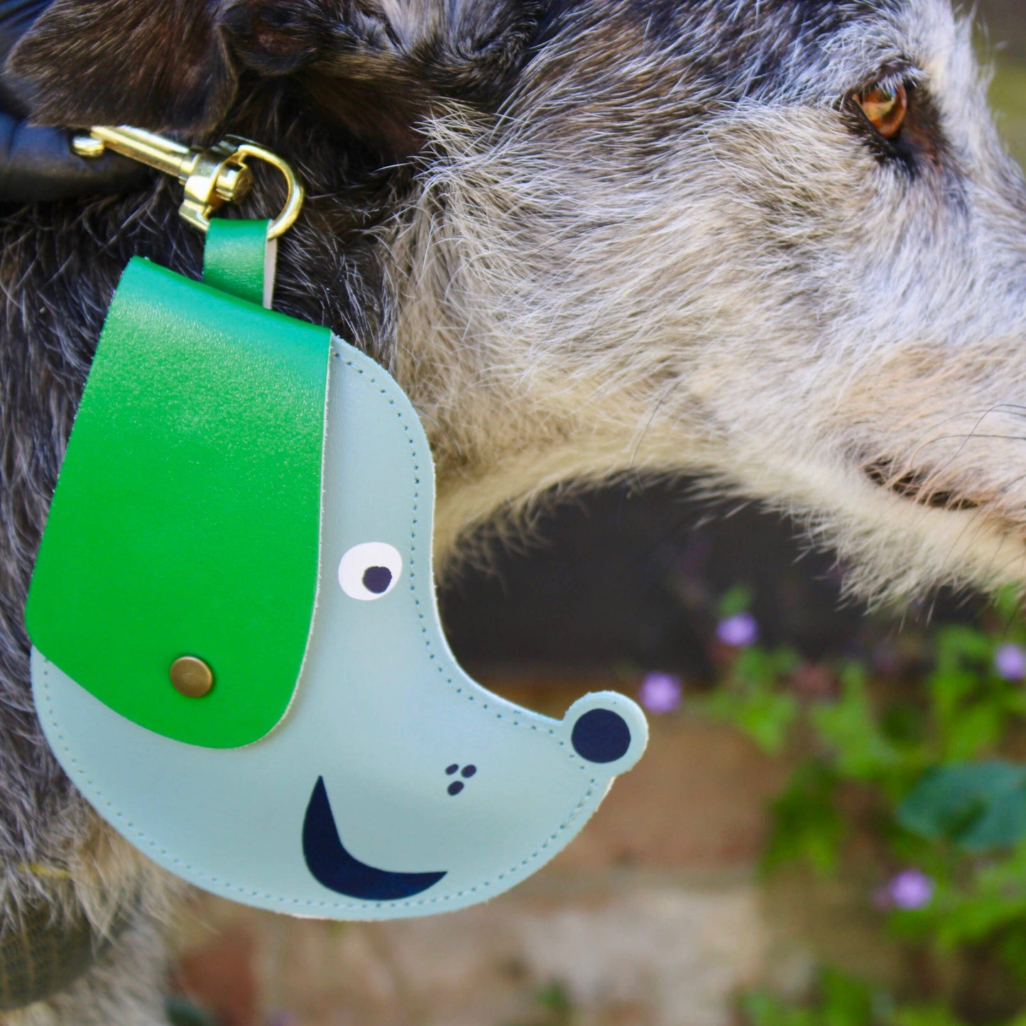 Doggy Bag Holder with Clip - Red/Dark Red