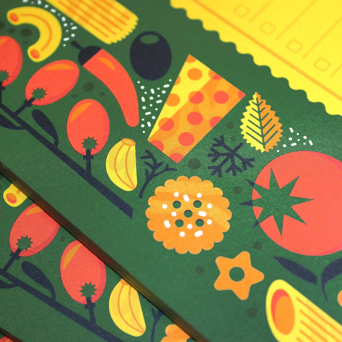 Italian Food Themed Grocery List Notepad (5x7)