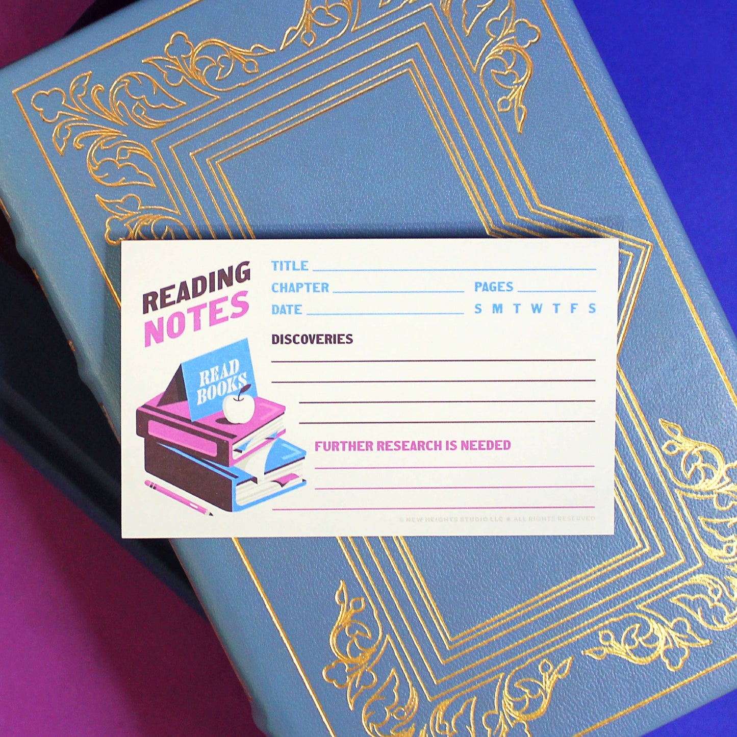 "Reading Notes" Sticky Notes For Annotations (5x3)