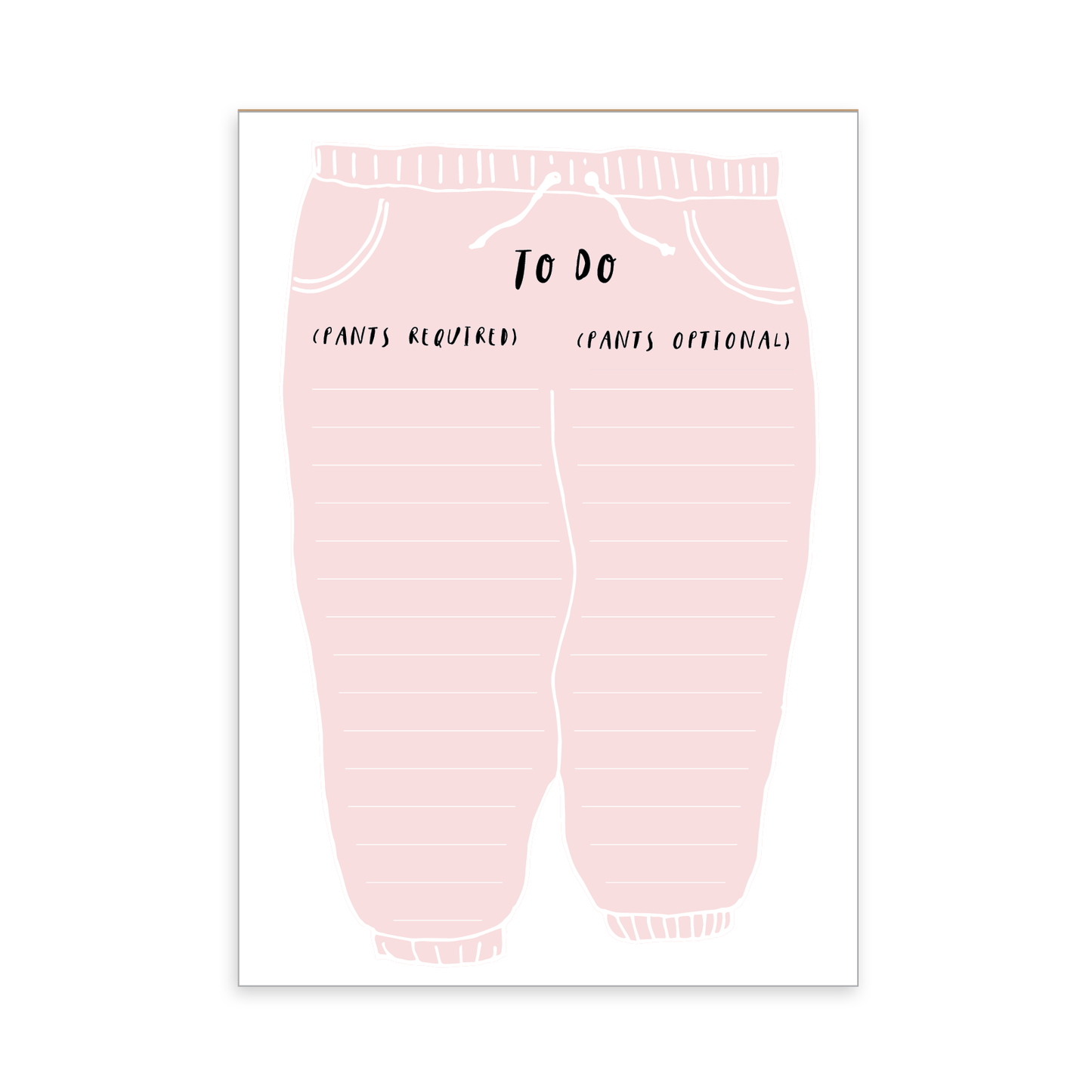 Pants Notepad