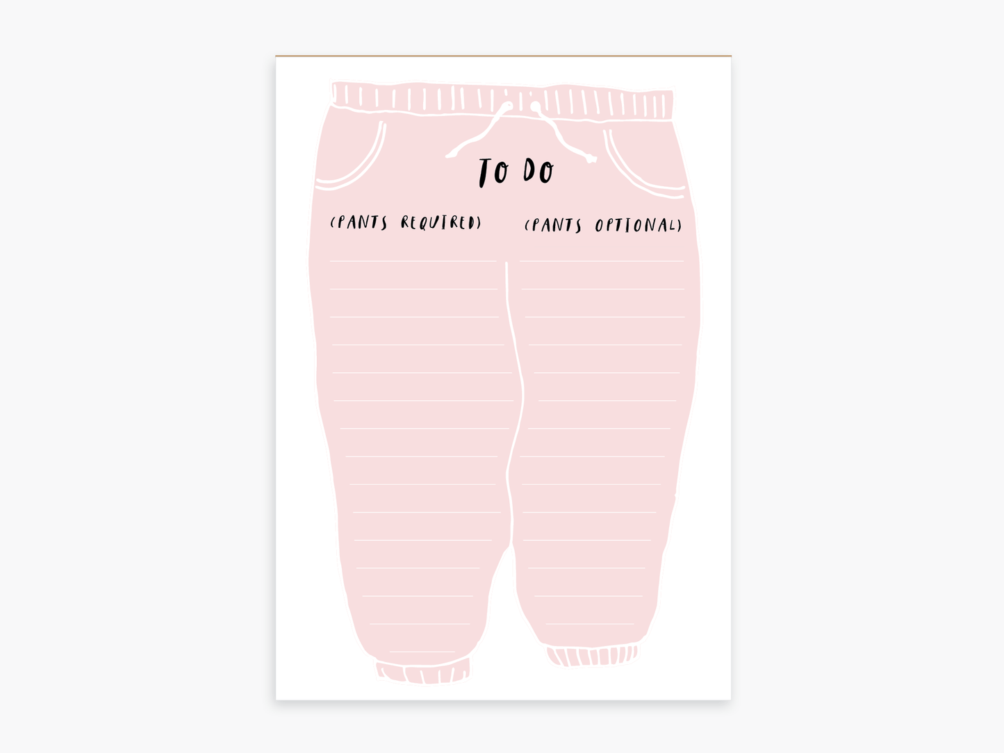 Pants Notepad