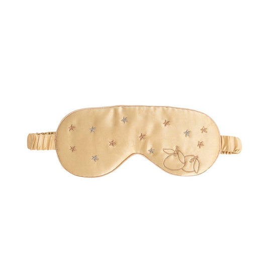 “Starry Night” Silk Sleep Eye Mask - Gold