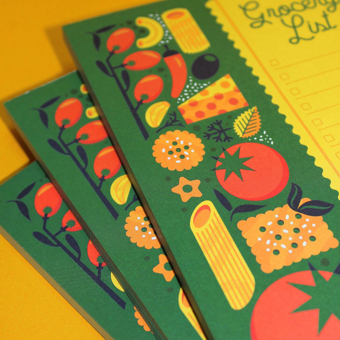 Italian Food Themed Grocery List Notepad (5x7)