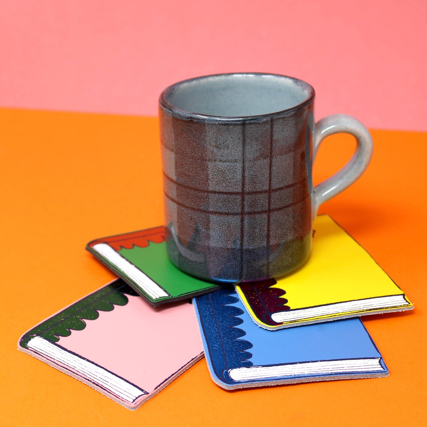 Book Coaster - Set of 4