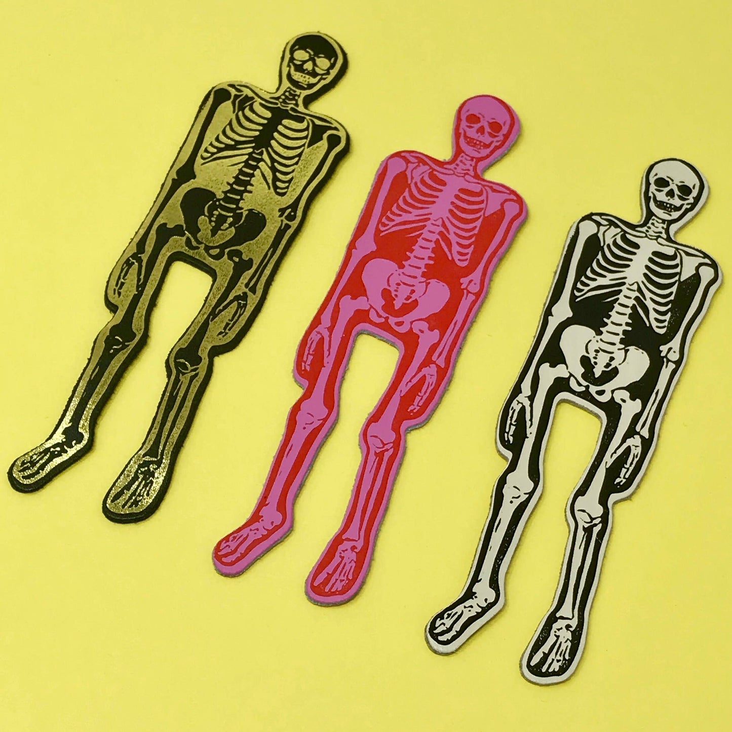 Skeleton Bookmark - Black