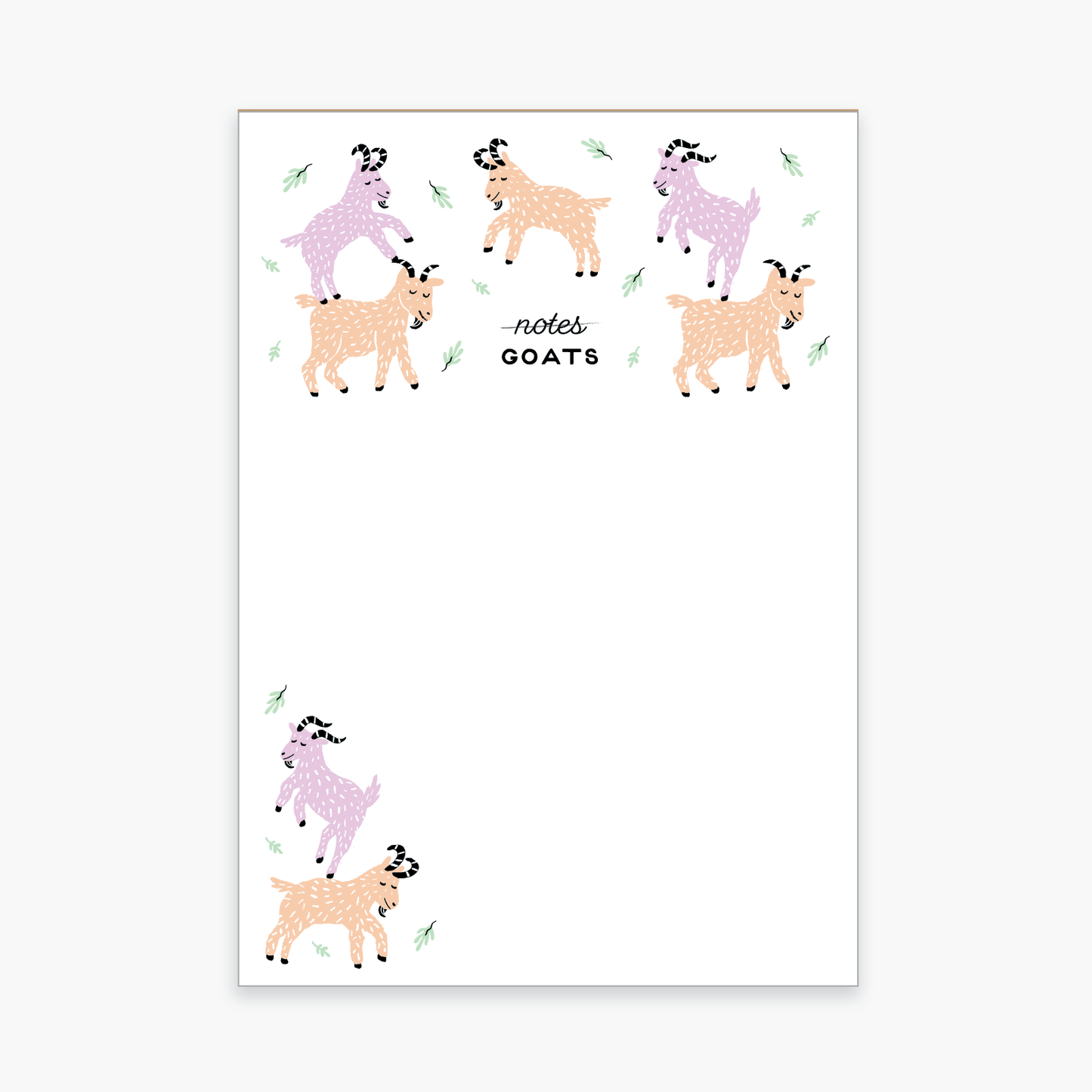 Goats Notepad