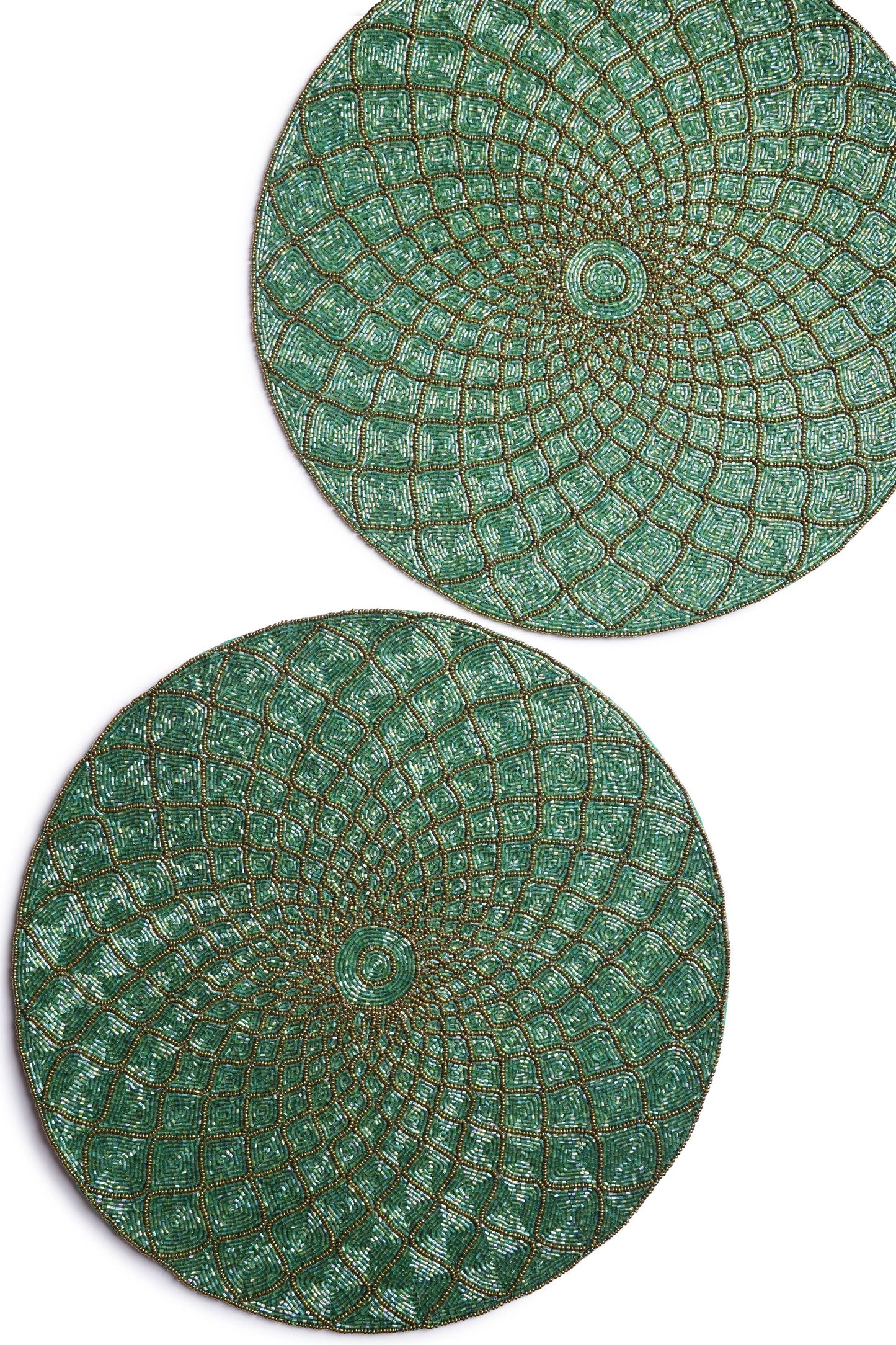 Casablanca Beaded Placemats, Set of 2