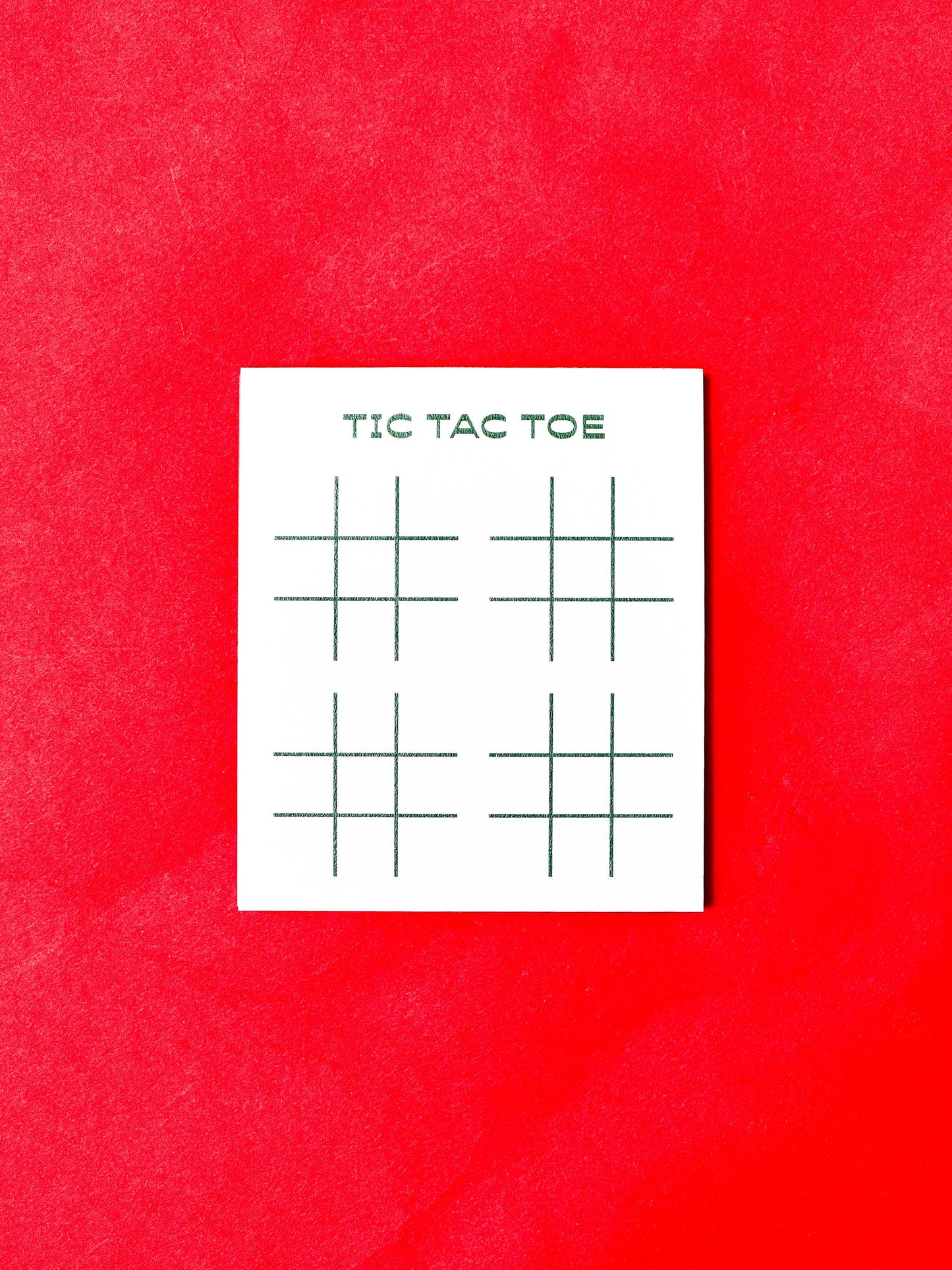 Gaming Notepad Trio - Tic Tac Toe, Dots & Boxes, Doodles