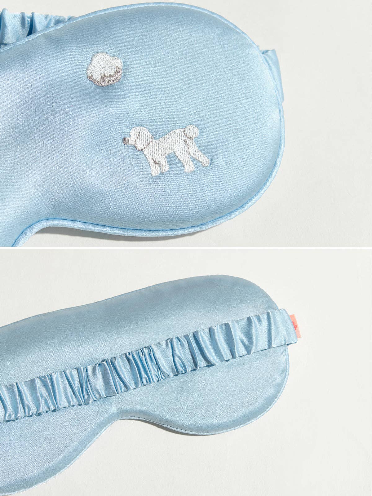 "Pan Pan" Silk Sleep Eye Mask - Sky Blue