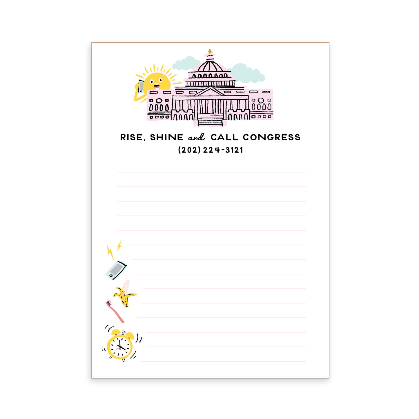 Call Congress Notepad