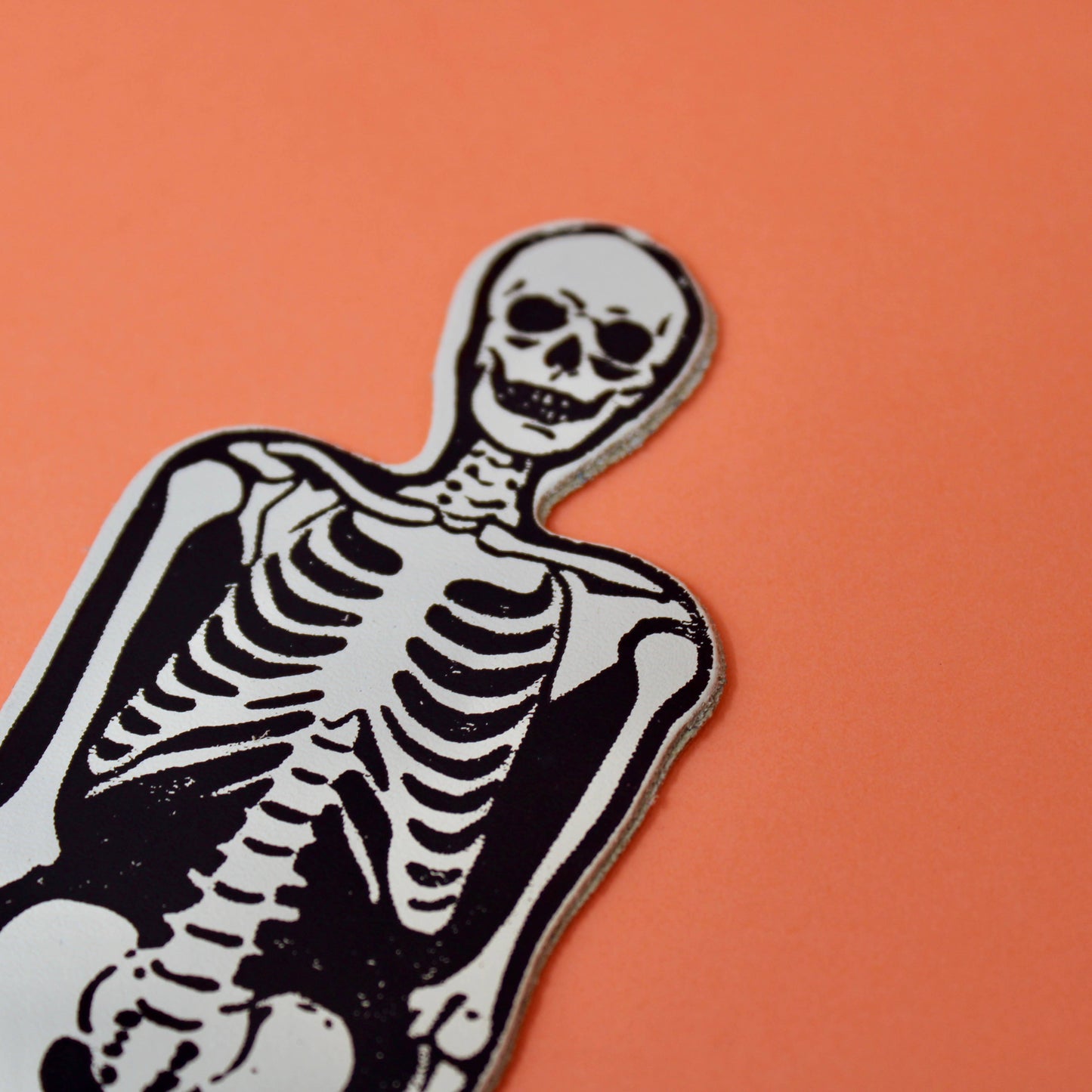 Skeleton Bookmark - Cream