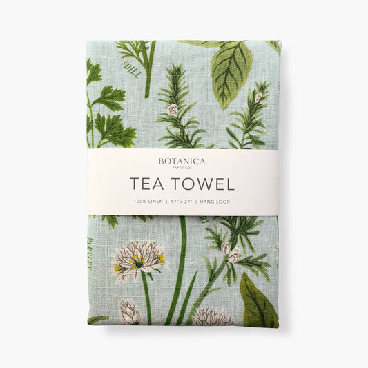 Botanica Paper Co. - HERB GARDEN | 100% LINEN TEA TOWEL