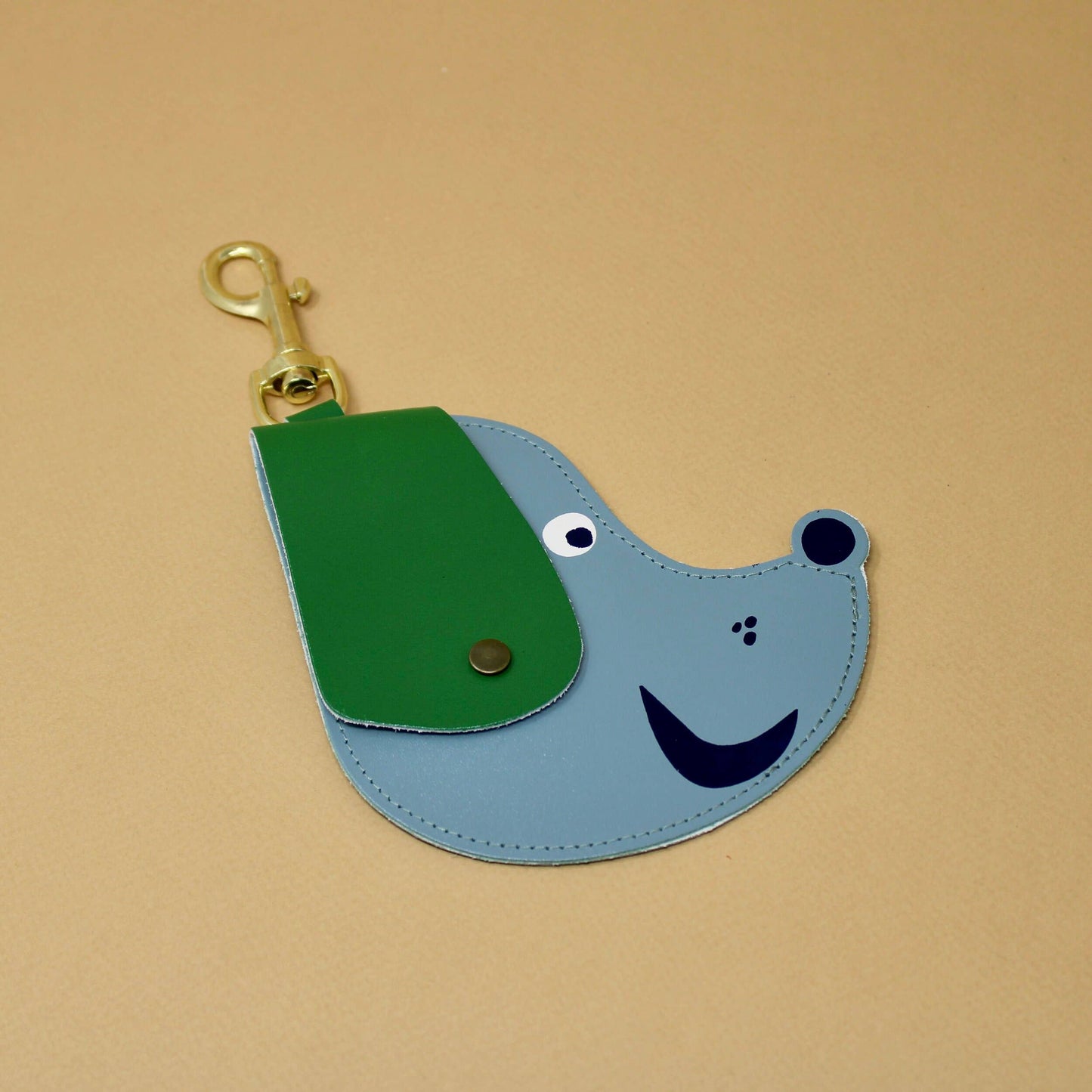 Ark Colour Design - Doggy Bag Holder with Clip - Heritage Blue/Green